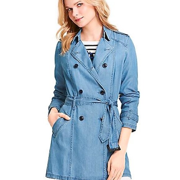 [NWOT] TOMMY HILFIGER Trench Coat - S - Picture 1 of 6